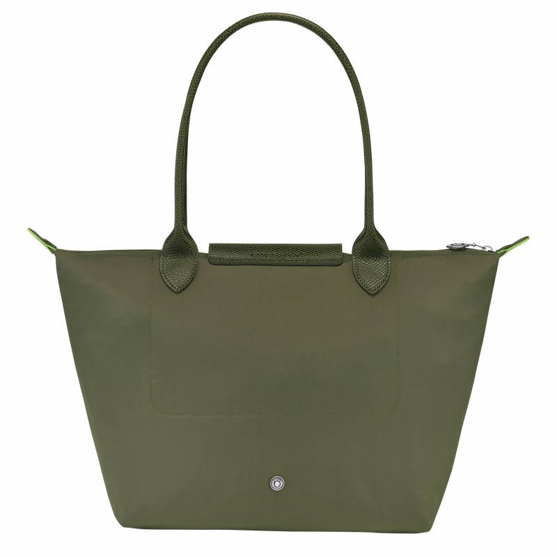 Longchamp Le Pliage Green M Muleposer Dame Grøn Danmark | L2605919479