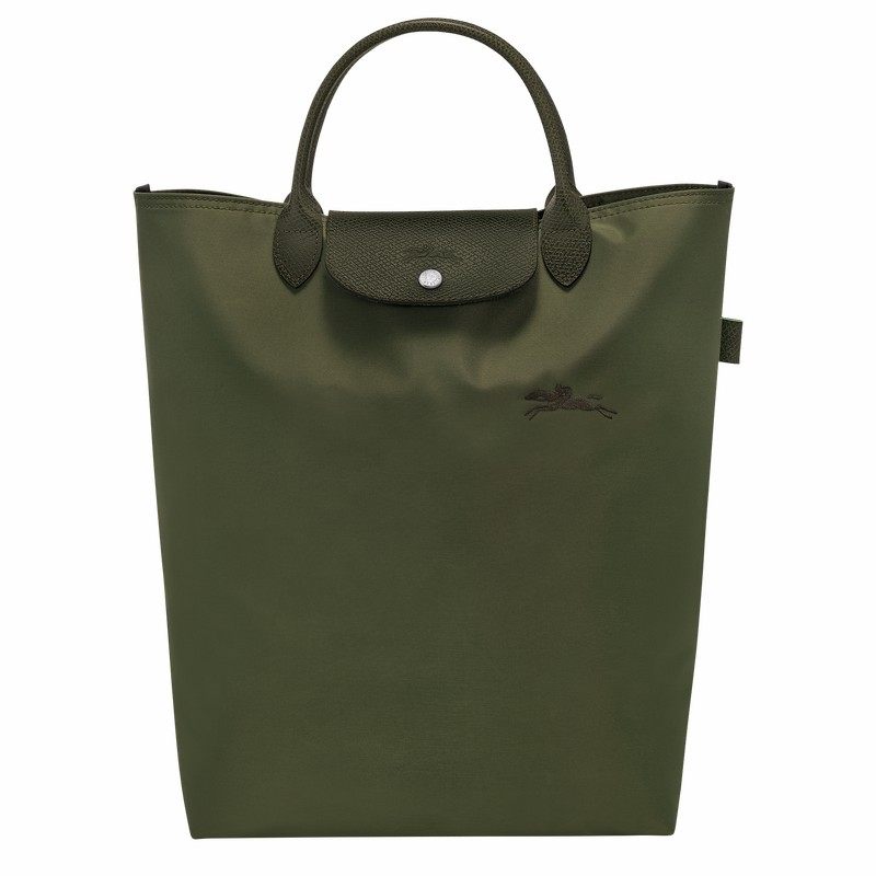 Longchamp Le Pliage Green M Muleposer Dame Grøn Danmark | 10168919479