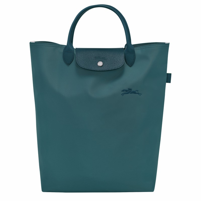 Longchamp Le Pliage Green M Muleposer Dame Påfugl Danmark | 10168919P89