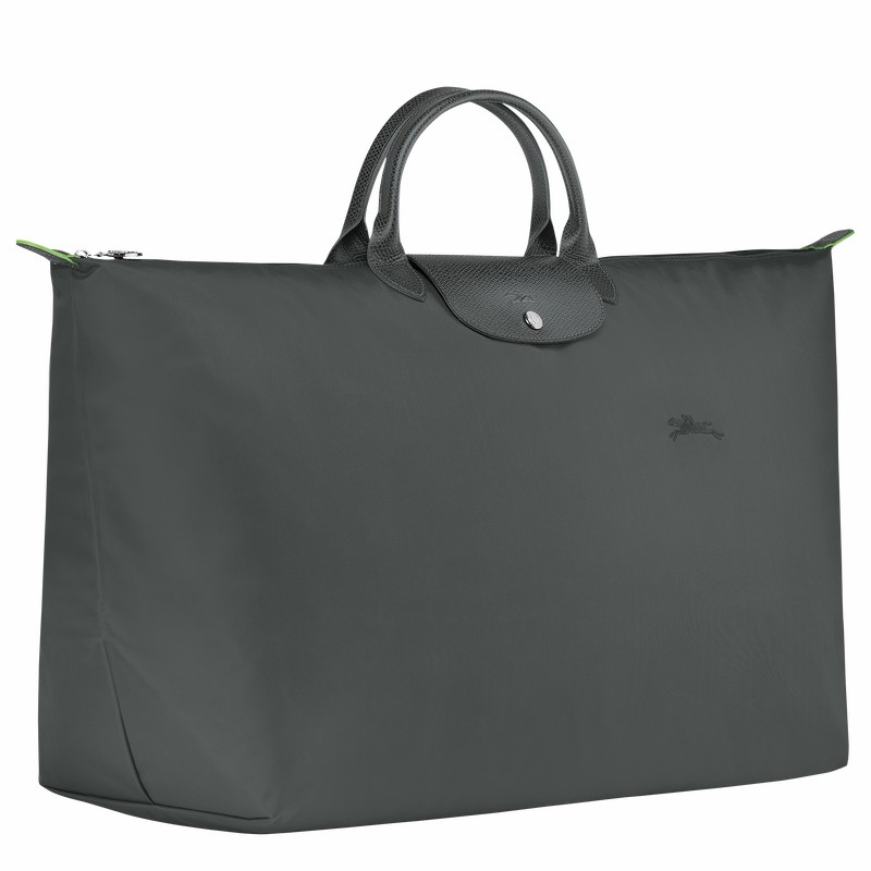 Longchamp Le Pliage Green M Rejsetasker Herre Dyb Grå Danmark | L1625919P66-