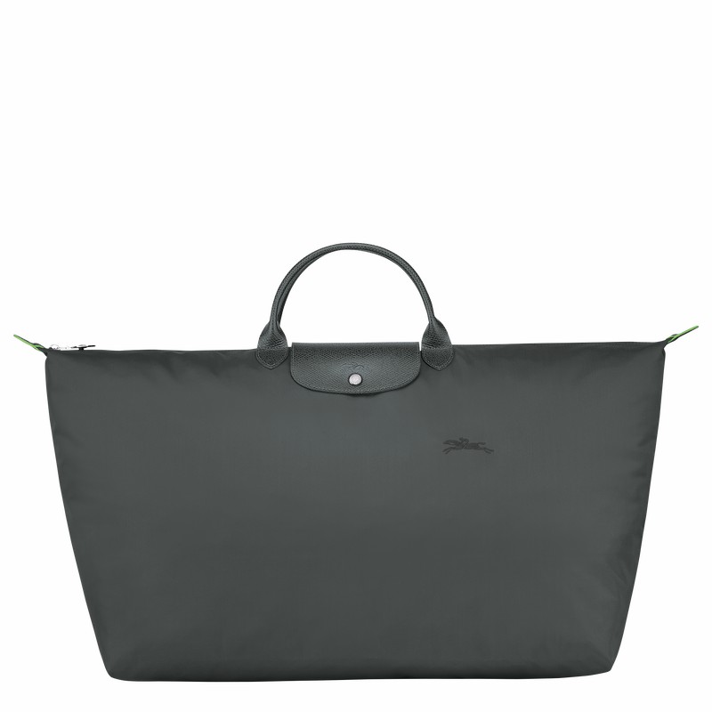 Longchamp Le Pliage Green M Rejsetasker Herre Dyb Grå Danmark | L1625919P66-