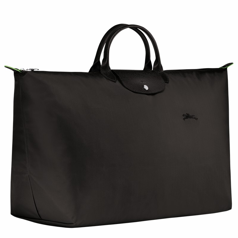 Longchamp Le Pliage Green M Rejsetasker Herre Sort Danmark | L1625919001-