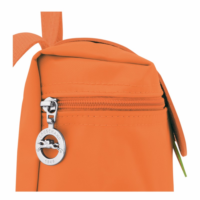 Longchamp Le Pliage Green M Rygsække Dame Orange Danmark | L1699919P54