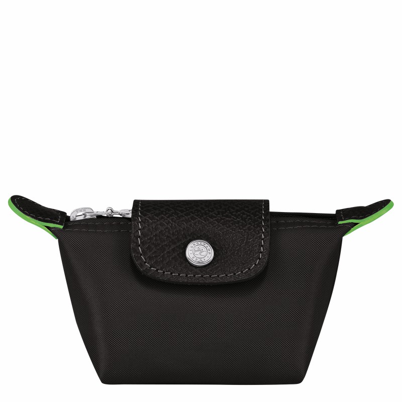 Longchamp Le Pliage Green Møntpung Dame Sort Danmark | 30016919001