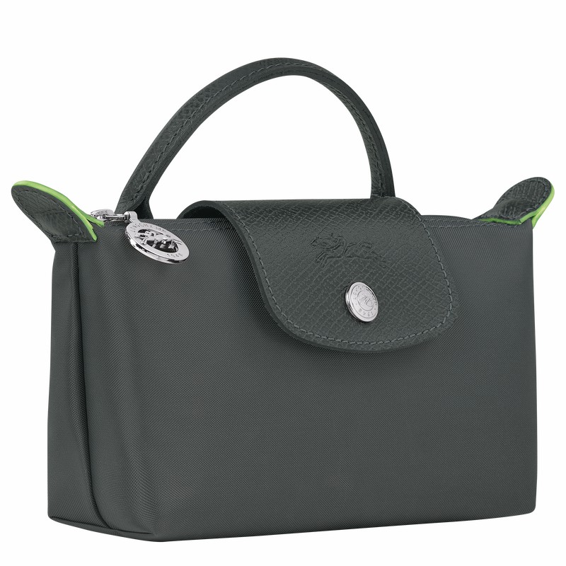 Longchamp Le Pliage Green Pouches Dame Dyb Grå Danmark | 34175919P66