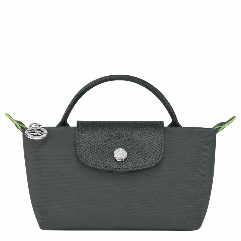 Longchamp Le Pliage Green Pouches Dame Dyb Grå Danmark | 34175919P66