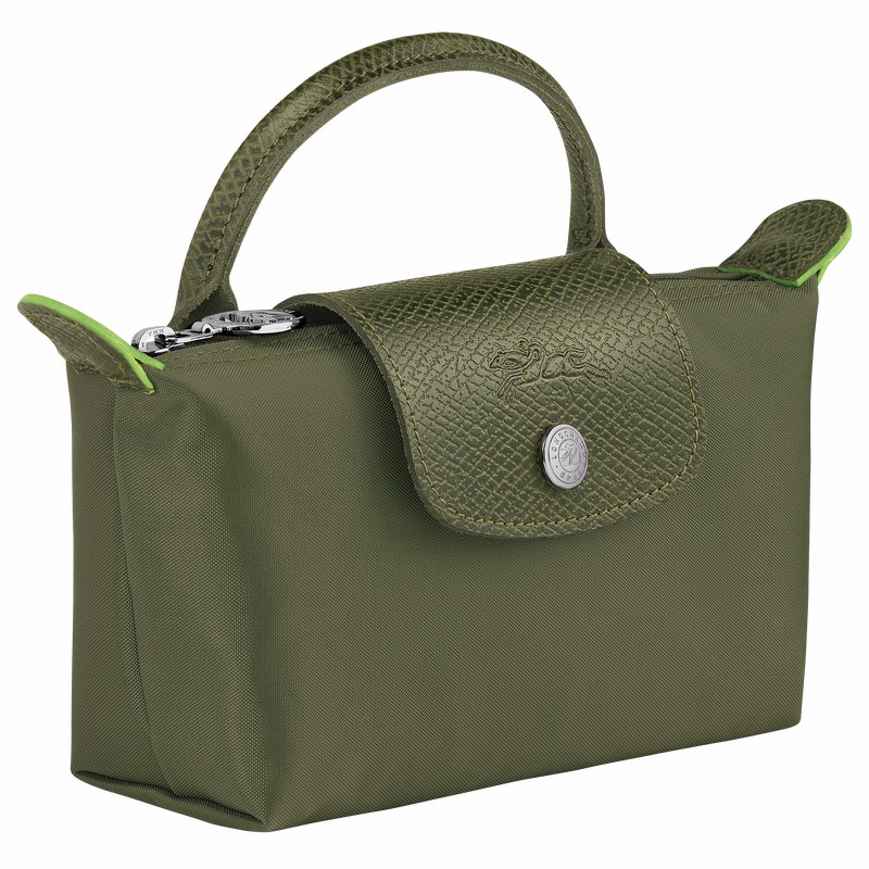 Longchamp Le Pliage Green Pouches Dame Grøn Danmark | 34175919479