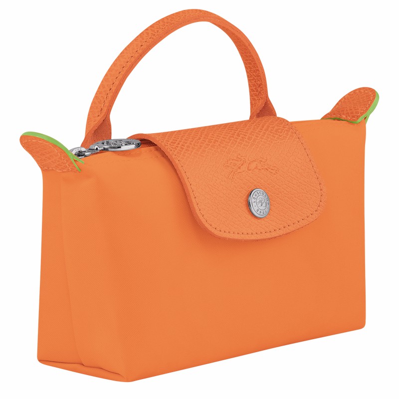 Longchamp Le Pliage Green Pouches Dame Orange Danmark | 34175919P54