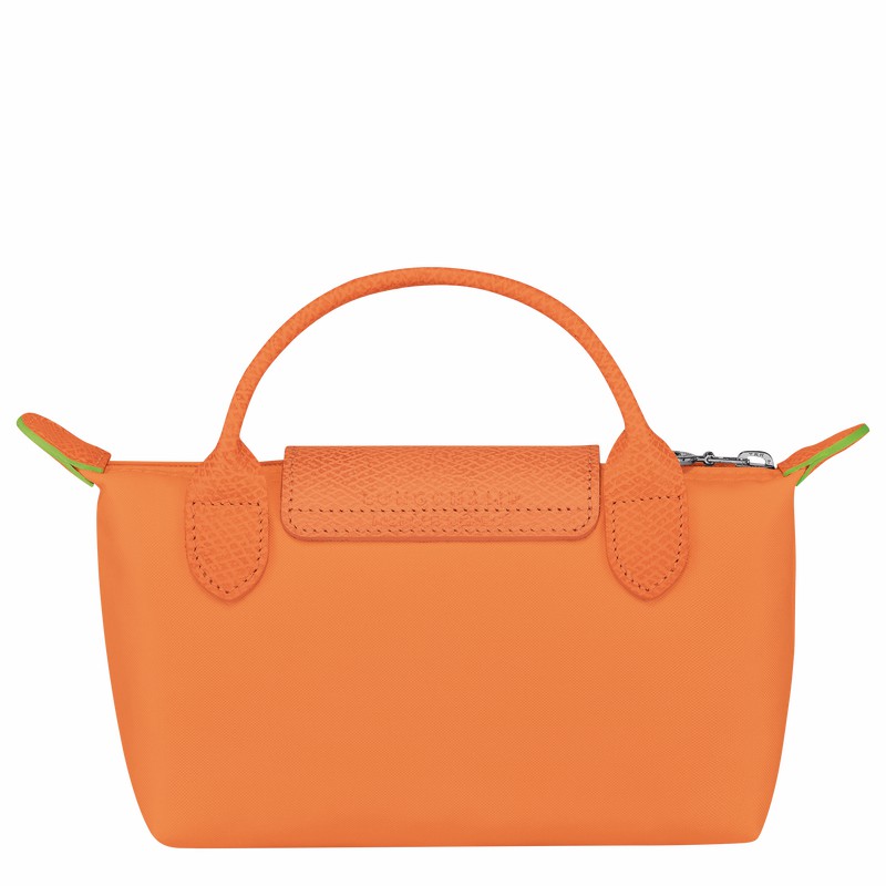 Longchamp Le Pliage Green Pouches Dame Orange Danmark | 34175919P54