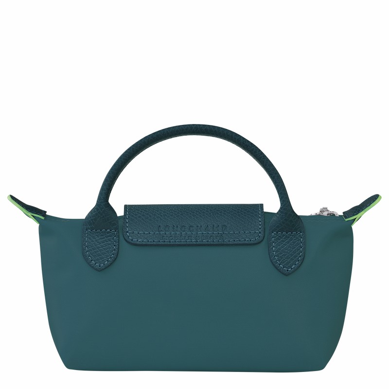 Longchamp Le Pliage Green Pouches Dame Påfugl Danmark | 34175919P89