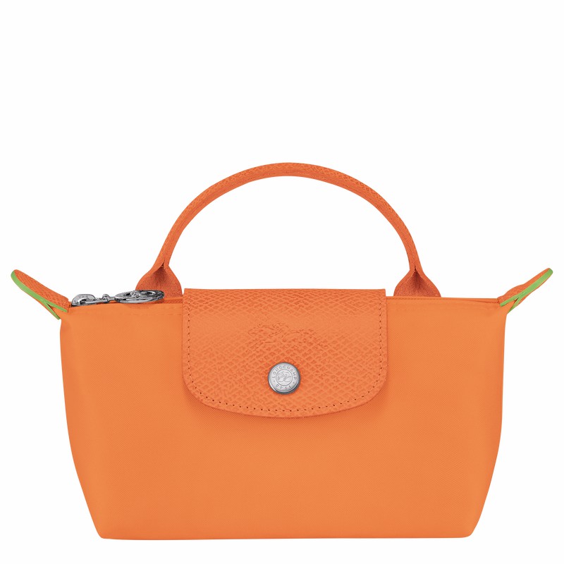 Longchamp Le Pliage Green Pouches Herre Orange Danmark | 34175919P54-