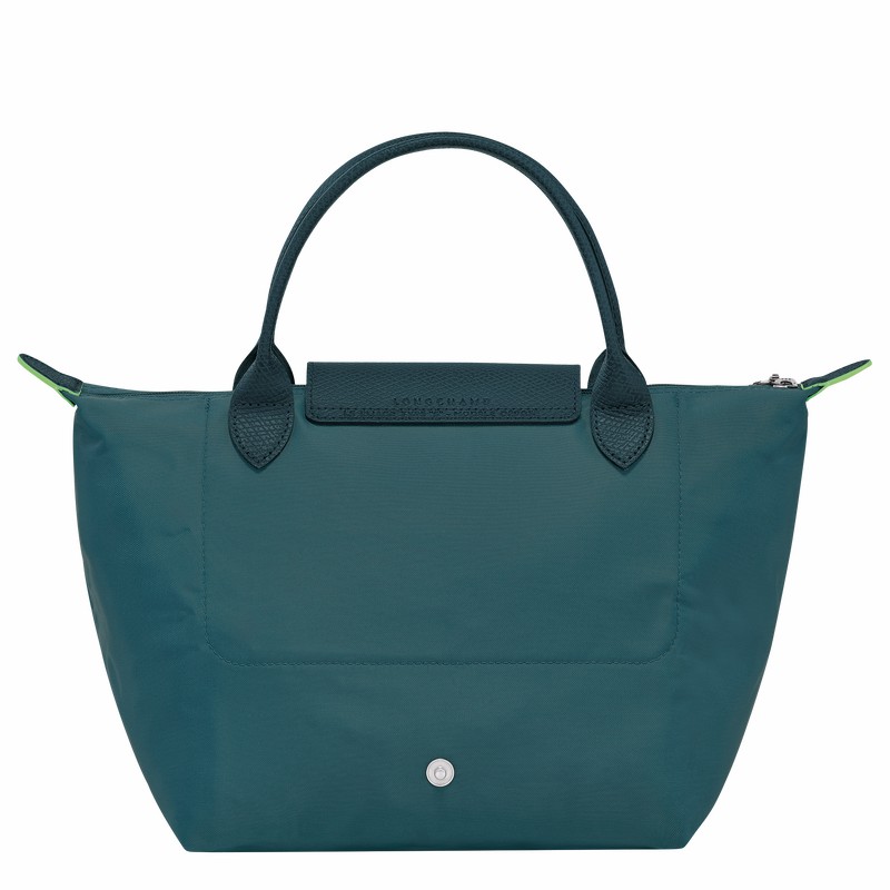 Longchamp Le Pliage Green S Håndtaske Dame Påfugl Danmark | L1621919P89