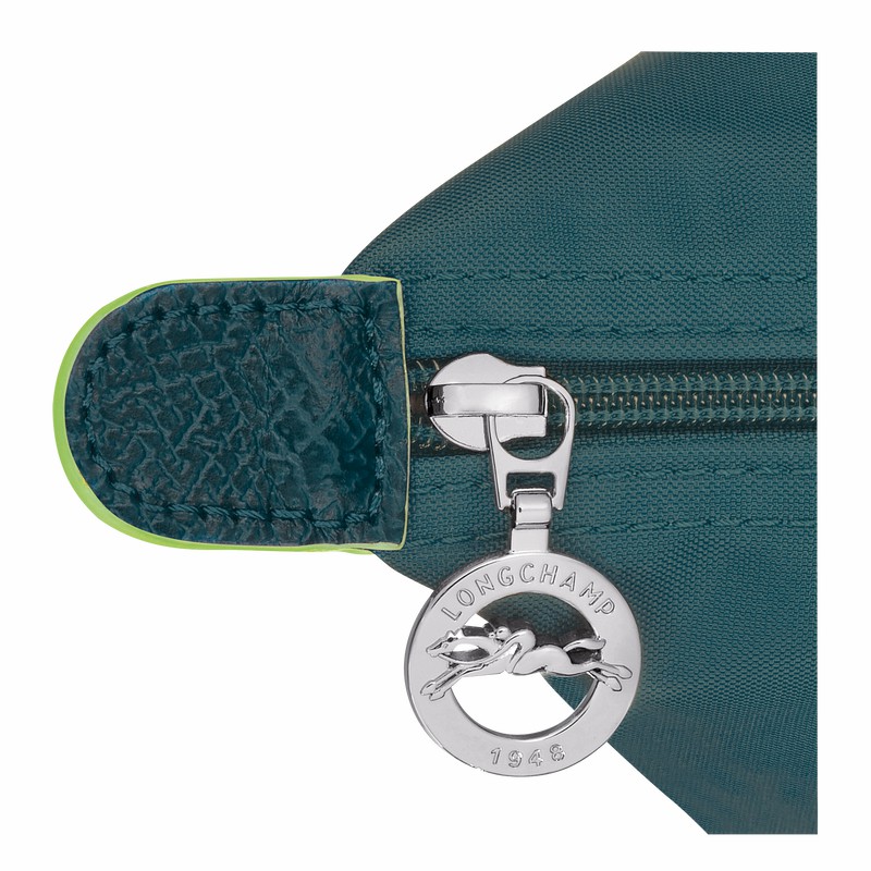 Longchamp Le Pliage Green S Håndtaske Dame Påfugl Danmark | L1621919P89