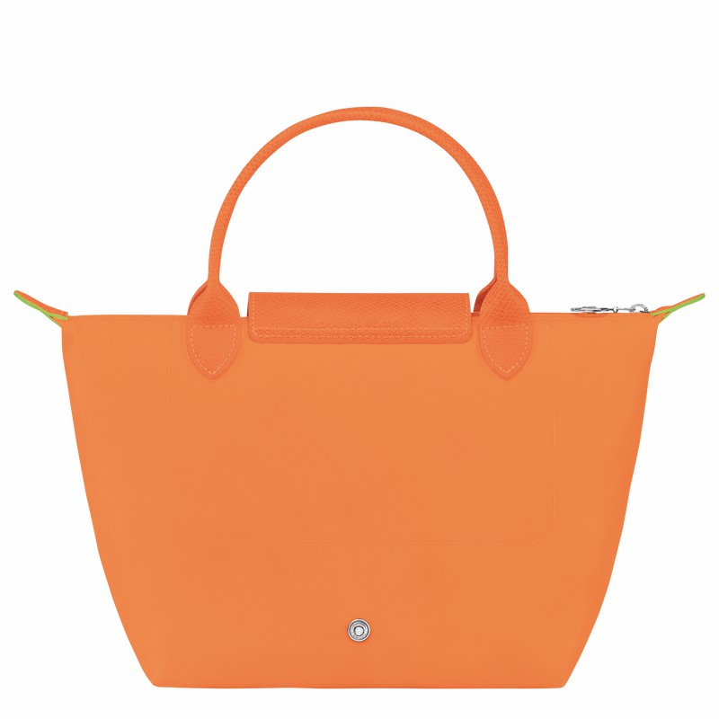 Longchamp Le Pliage Green S Håndtaske Dame Orange Danmark | L1621919P54