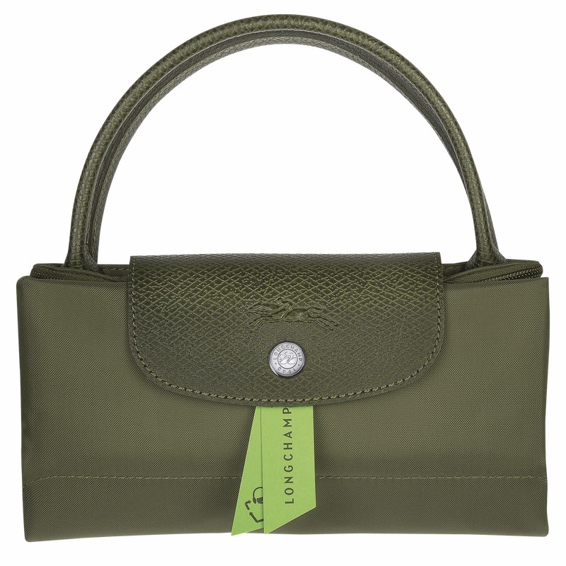 Longchamp Le Pliage Green S Håndtaske Dame Grøn Danmark | L1621919479