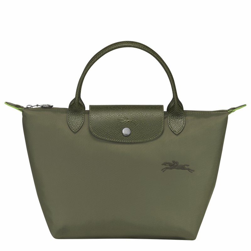 Longchamp Le Pliage Green S Håndtaske Dame Grøn Danmark | L1621919479