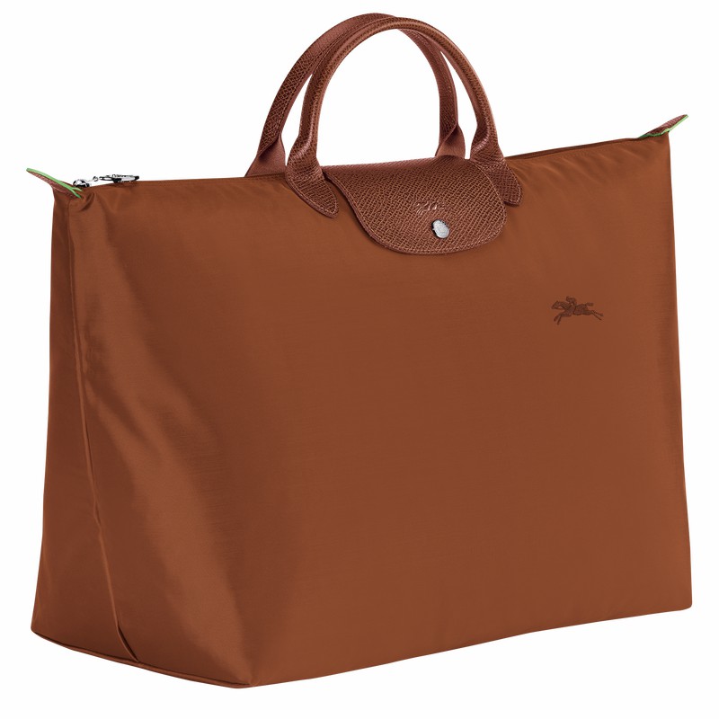 Longchamp Le Pliage Green S Rejsetasker Herre Brune Danmark | L1624919504-