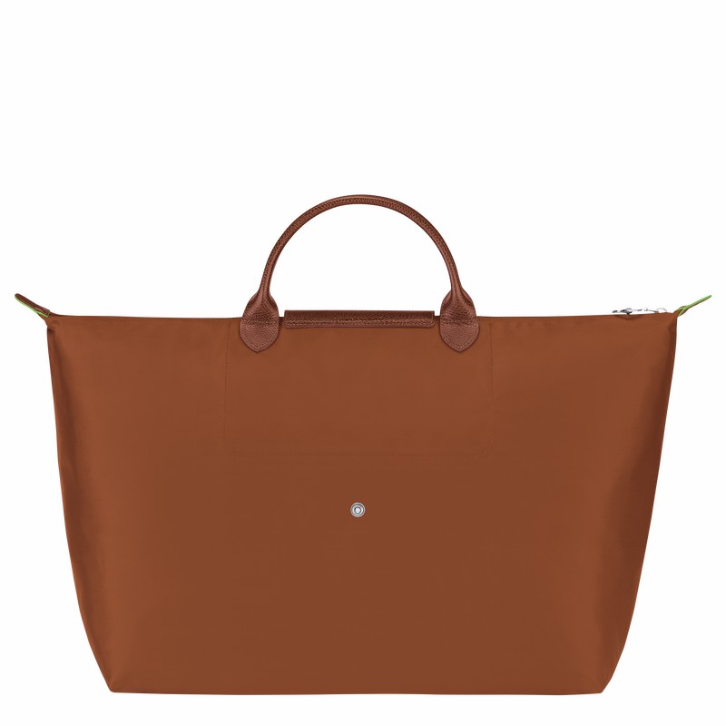 Longchamp Le Pliage Green S Rejsetasker Herre Brune Danmark | L1624919504-