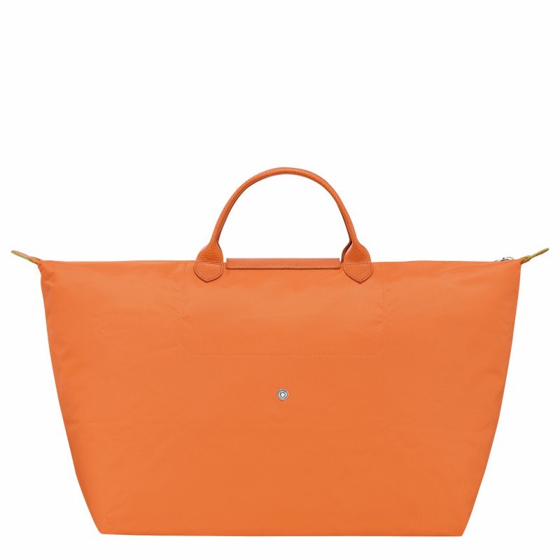 Longchamp Le Pliage Green S Rejsetasker Herre Orange Danmark | L1624919P54-