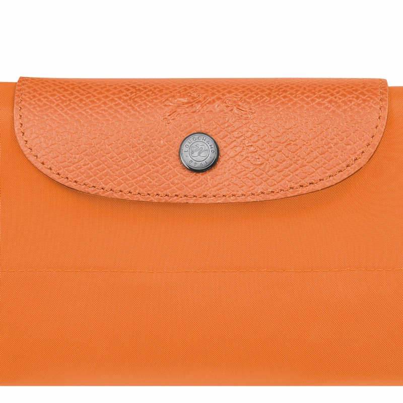 Longchamp Le Pliage Green S Rejsetasker Herre Orange Danmark | L1624919P54-