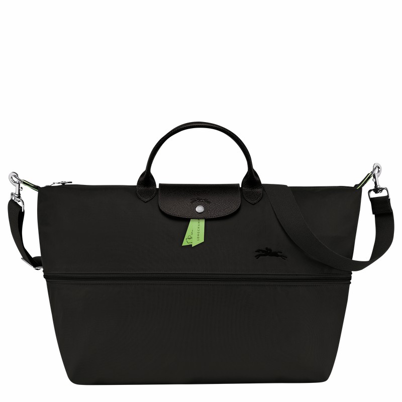 Longchamp Le Pliage Green expandable Rejsetasker Herre Sort Danmark | L1911919001-