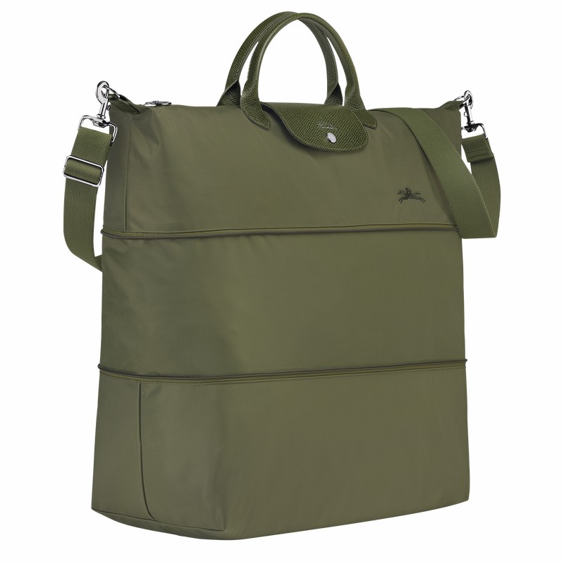 Longchamp Le Pliage Green expandable Rejsetasker Herre Grøn Danmark | L1911919479-