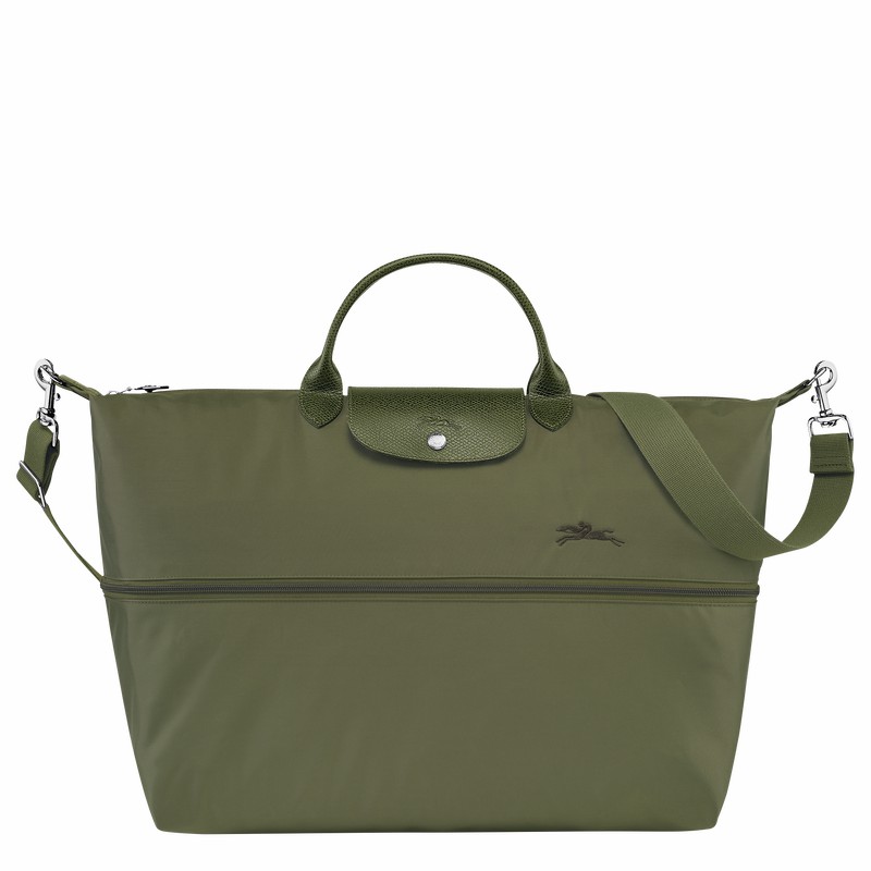 Longchamp Le Pliage Green expandable Rejsetasker Herre Grøn Danmark | L1911919479-