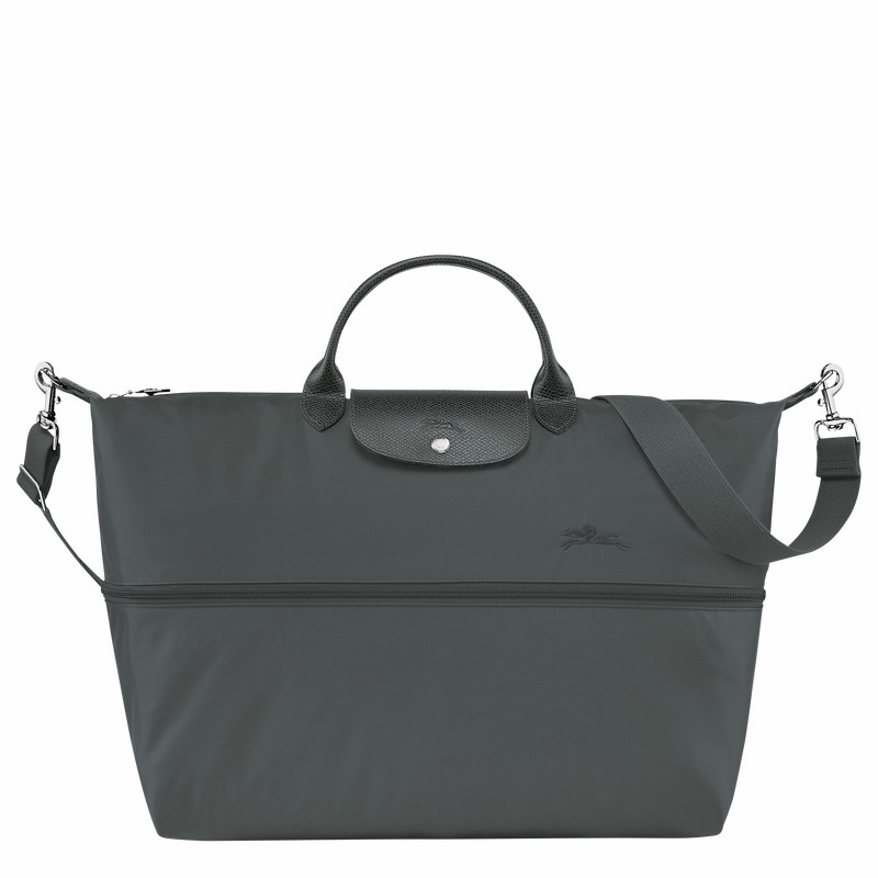 Longchamp Le Pliage Green expandable Rejsetasker Herre Dyb Grå Danmark | L1911919P66-