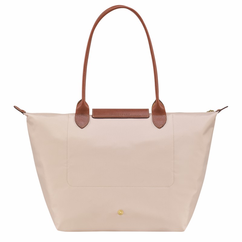 Longchamp Le Pliage Original L Muleposer Dame Hvide Danmark | L1899089P71