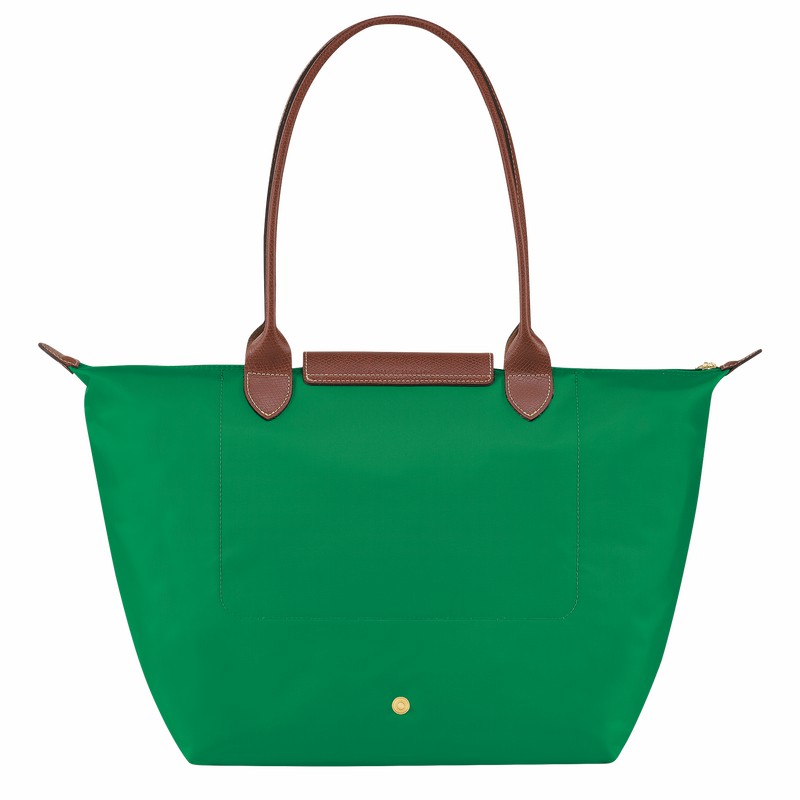 Longchamp Le Pliage Original L Muleposer Dame Grøn Danmark | L1899089P88