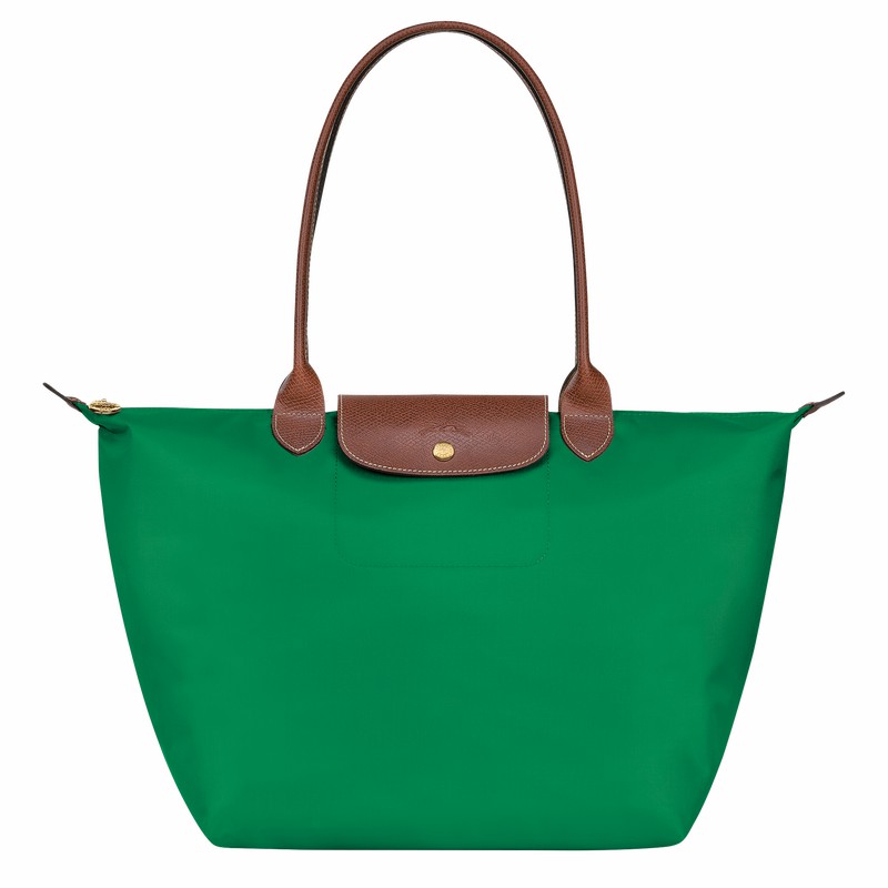 Longchamp Le Pliage Original L Muleposer Dame Grøn Danmark | L1899089P88