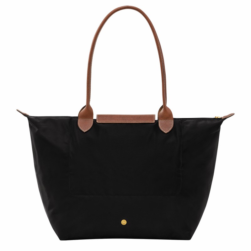 Longchamp Le Pliage Original L Muleposer Dame Sort Danmark | L1899089001