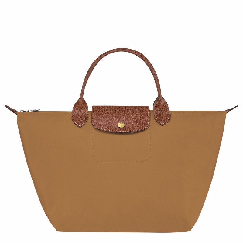 Longchamp Le Pliage Original M Håndtaske Dame Khaki Danmark | L1623089P86