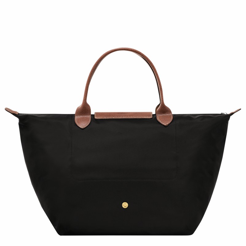 Longchamp Le Pliage Original M Håndtaske Dame Sort Danmark | L1623089001