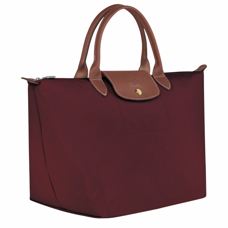 Longchamp Le Pliage Original M Håndtaske Dame Bordeaux Danmark | L1623089P87