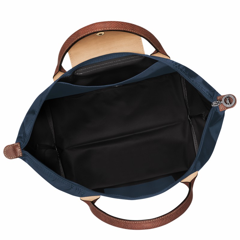 Longchamp Le Pliage Original M Håndtaske Dame Mørkeblå Danmark | L1623089P68