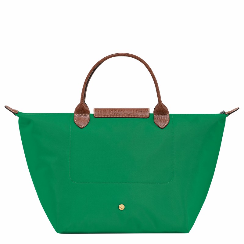 Longchamp Le Pliage Original M Håndtaske Dame Grøn Danmark | L1623089P88