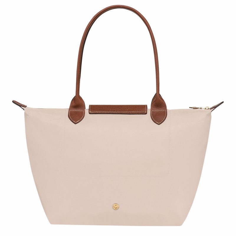 Longchamp Le Pliage Original M Muleposer Dame Hvide Danmark | L2605089P71