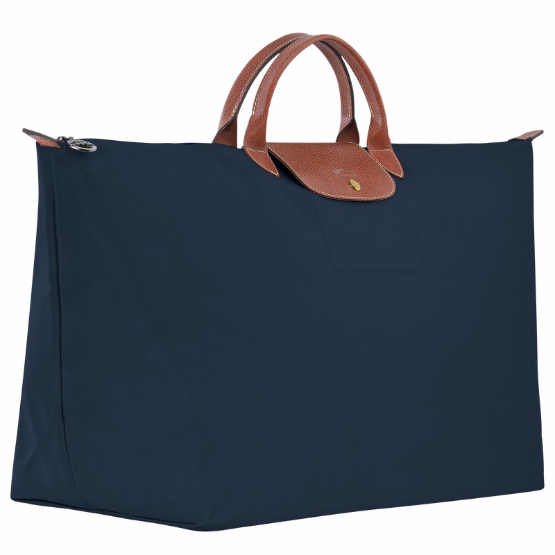 Longchamp Le Pliage Original M Rejsetasker Herre Mørkeblå Danmark | L1625089P68-