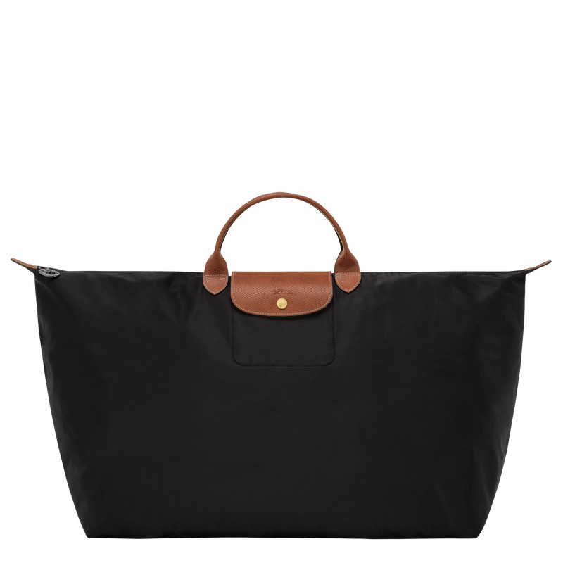 Longchamp Le Pliage Original M Rejsetasker Herre Sort Danmark | L1625089001-