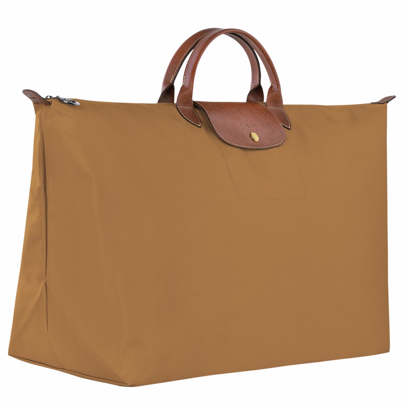 Longchamp Le Pliage Original M Rejsetasker Herre Khaki Danmark | L1625089P86-