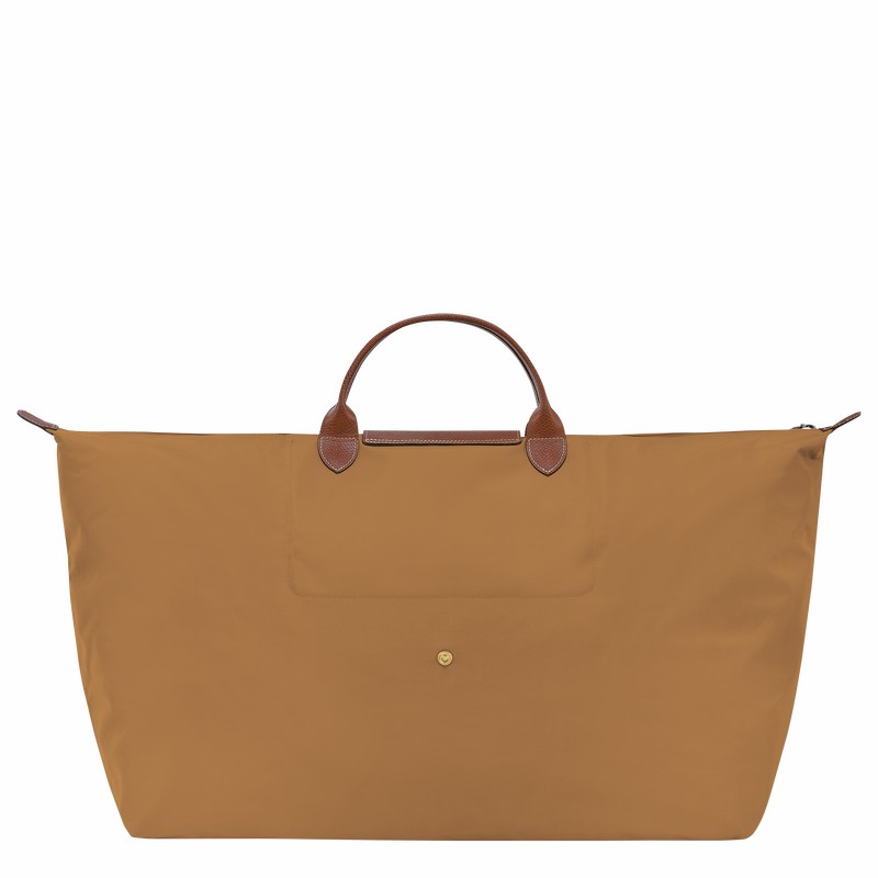 Longchamp Le Pliage Original M Rejsetasker Herre Khaki Danmark | L1625089P86-