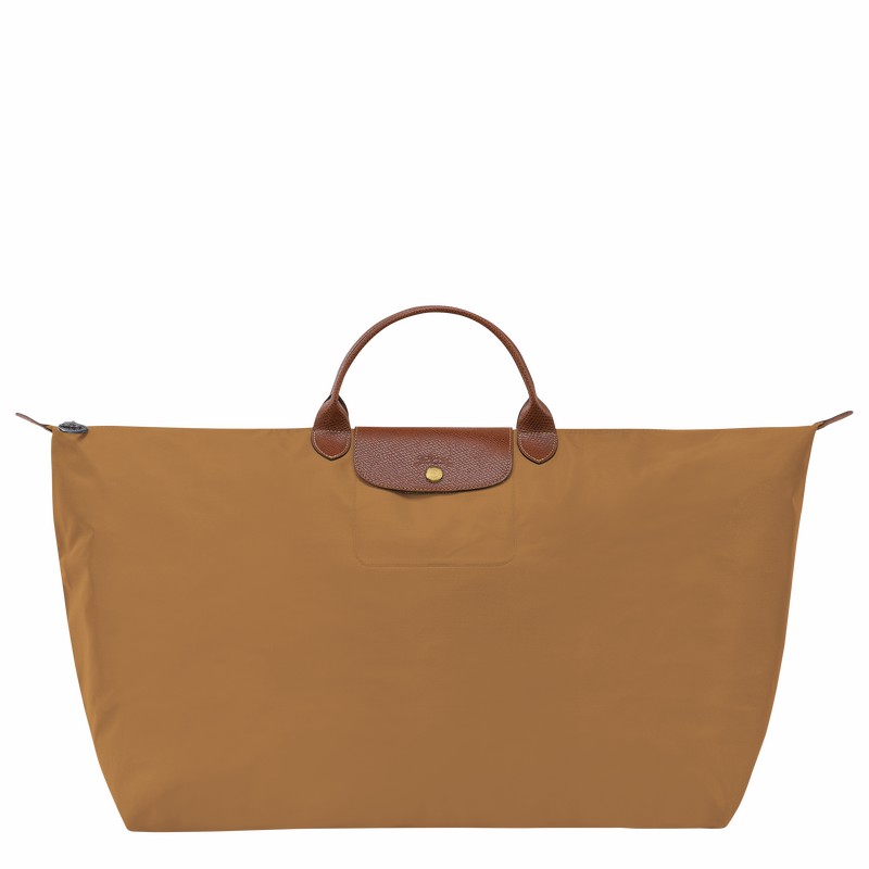 Longchamp Le Pliage Original M Rejsetasker Herre Khaki Danmark | L1625089P86-