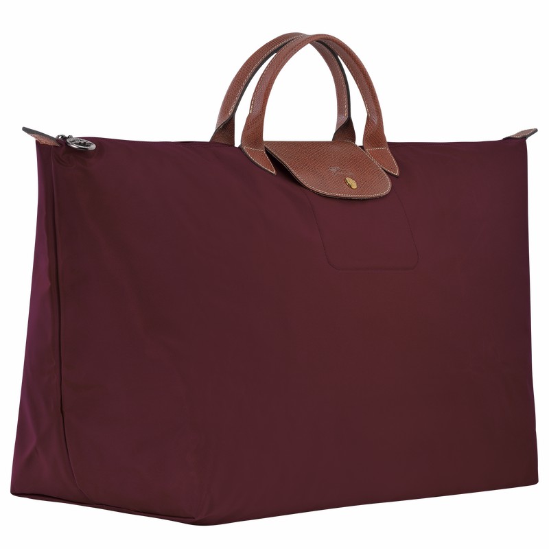 Longchamp Le Pliage Original M Rejsetasker Herre Bordeaux Danmark | L1625089P87-