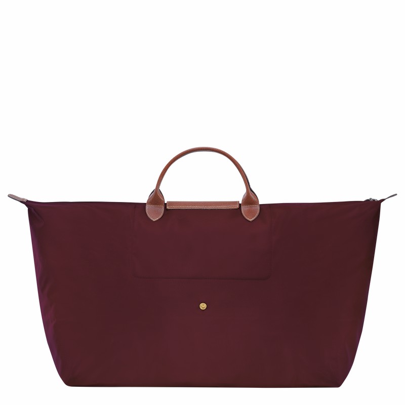 Longchamp Le Pliage Original M Rejsetasker Herre Bordeaux Danmark | L1625089P87-