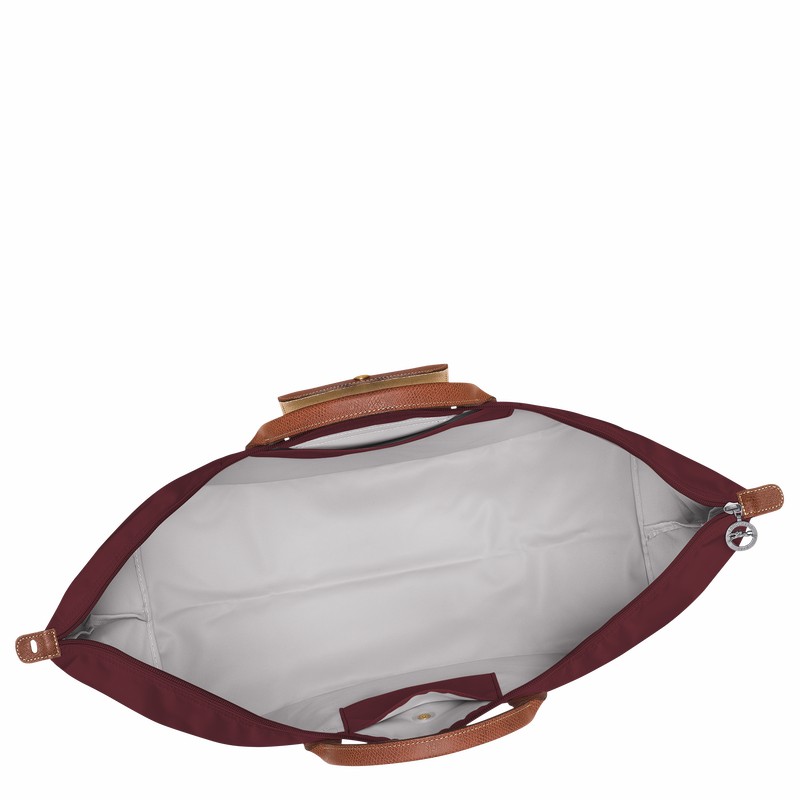 Longchamp Le Pliage Original M Rejsetasker Herre Bordeaux Danmark | L1625089P87-