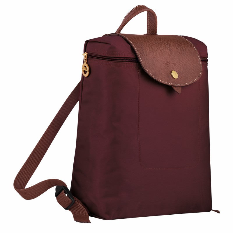 Longchamp Le Pliage Original M Rygsække Dame Bordeaux Danmark | L1699089P87