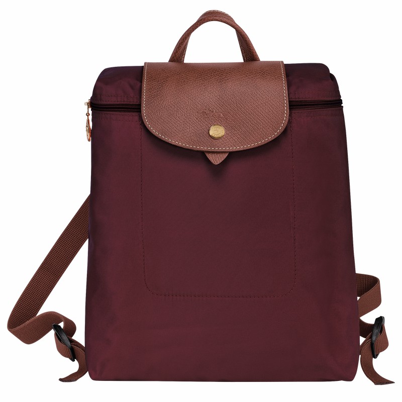 Longchamp Le Pliage Original M Rygsække Dame Bordeaux Danmark | L1699089P87