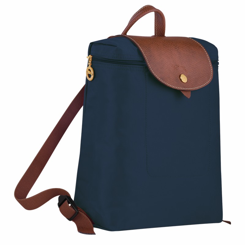 Longchamp Le Pliage Original M Rygsække Dame Mørkeblå Danmark | L1699089P68