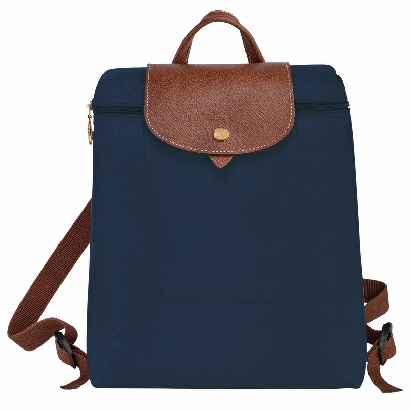 Longchamp Le Pliage Original M Rygsække Dame Mørkeblå Danmark | L1699089P68